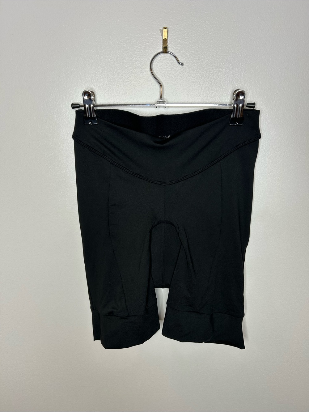 Everyday Black Bike Shorts with Sculpting Waistband and bottom protectors ❤️S